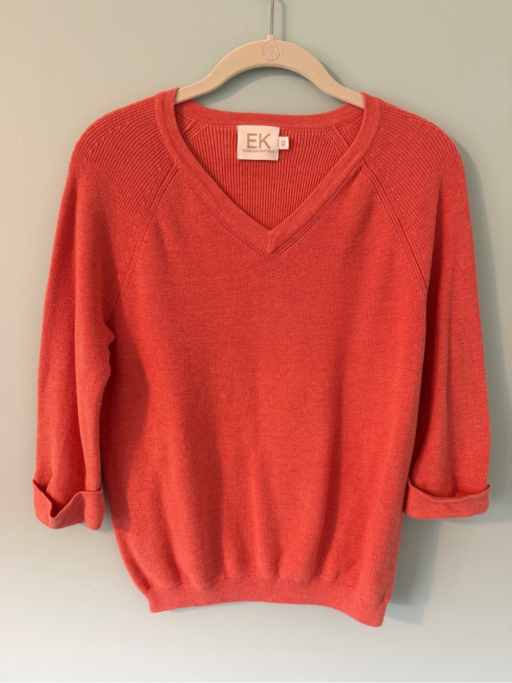 EK Coral V-Neck Sweater